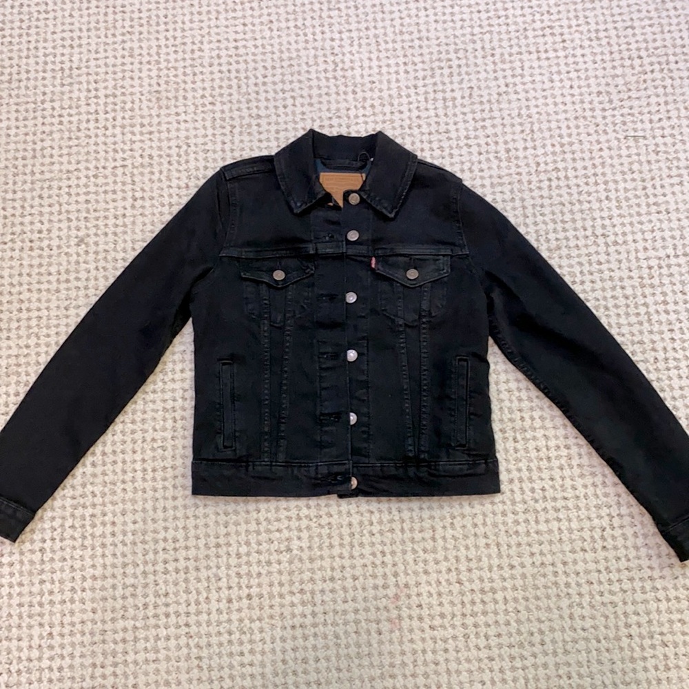 NWT Levi’s Premium Original Trucker Jacket XS Blk